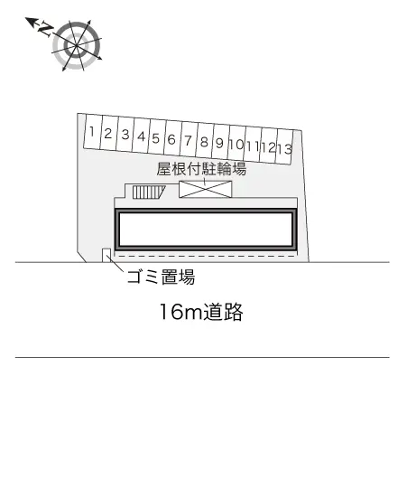 ★手数料０円★藤沢市本藤沢６丁目 月極駐車場